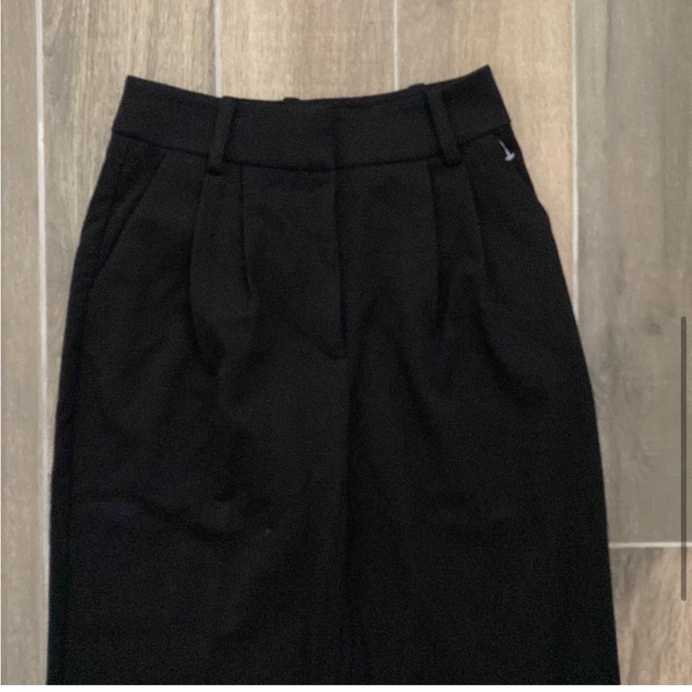 NEW Favorite Daughter The Favorite Pants Black High Waist Wide Leg Size 14 - Picture 7 of 11